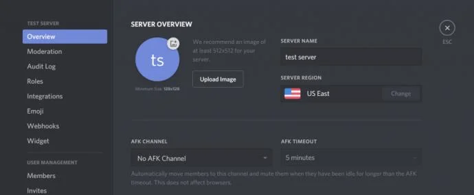 نحوه تغییر مکان در Discord