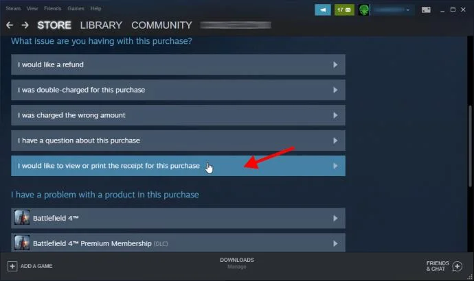 نحوه مشاهده تاریخچه خرید خود در Steam