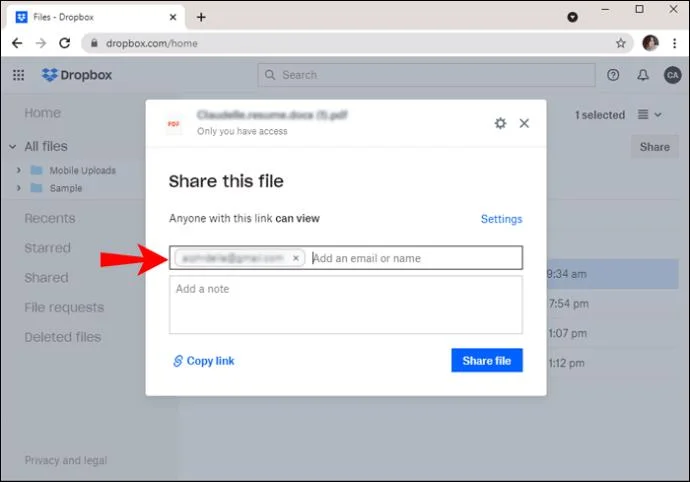 نحوه اشتراک گذاری فایل ها در Dropbox در رایانه شخصی یا تلفن هوشمند نحوه اشتراک گذاری فایل ها در Dropbox در رایانه شخصی یا تلفن هوشمند