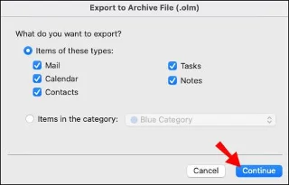 Como exportar todos os e-mails do Outlook