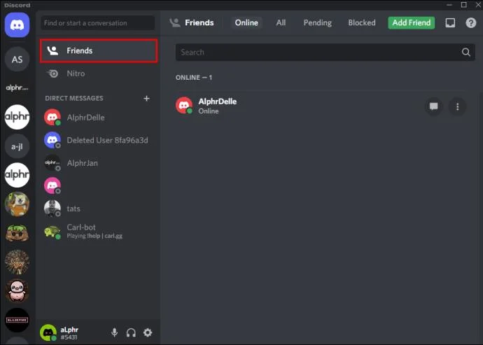نحوه ارسال پیام به خود در Discord