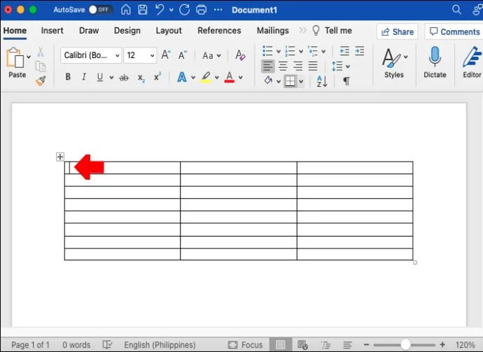 Come creare una tabella invisibile in Word