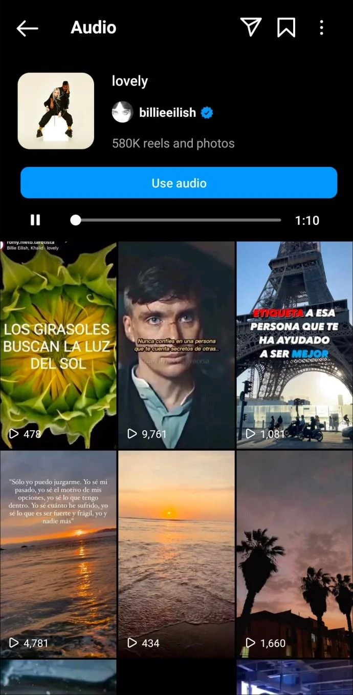 De beste Instagram Reels-nummers