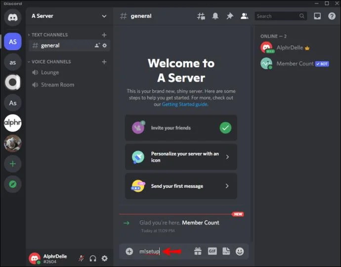 نحوه نمایش تعداد اعضا در Discord