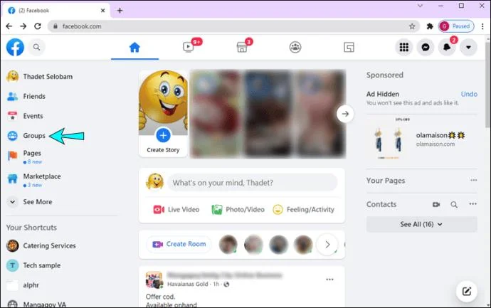 چگونه یک گروه فیس بوک را حذف کنیم
