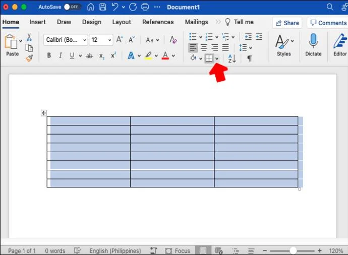 Come creare una tabella invisibile in Word