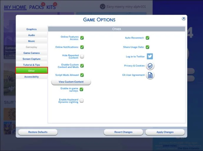 نحوه رفع عدم نمایش مودهای Sims 4