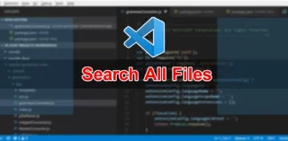 نحوه جستجوی همه فایل ها در VS Code