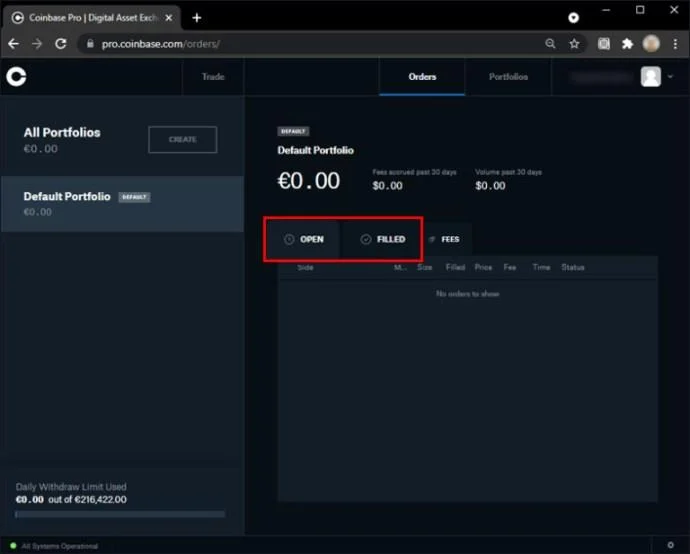 Coinbase에서 거래 내역을 보는 방법