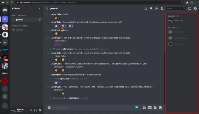 نحوه نمایش تعداد اعضا در Discord