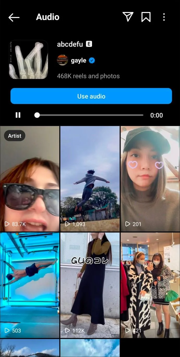De beste Instagram Reels-nummers