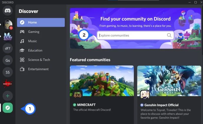 نحوه ایجاد پیوند دعوت در Discord