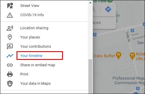 Jak wyświetlić historię wyszukiwania w Mapach Google