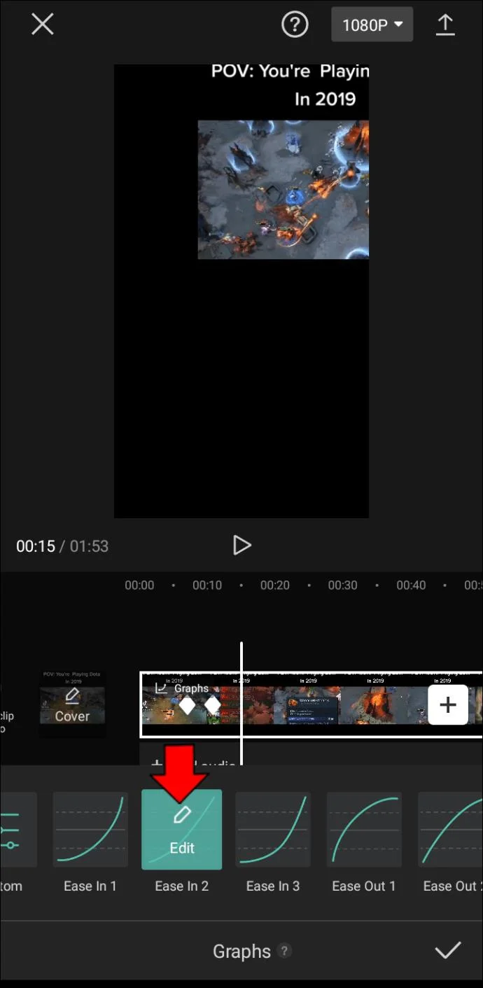 نحوه استفاده از نمودارها در CapCut