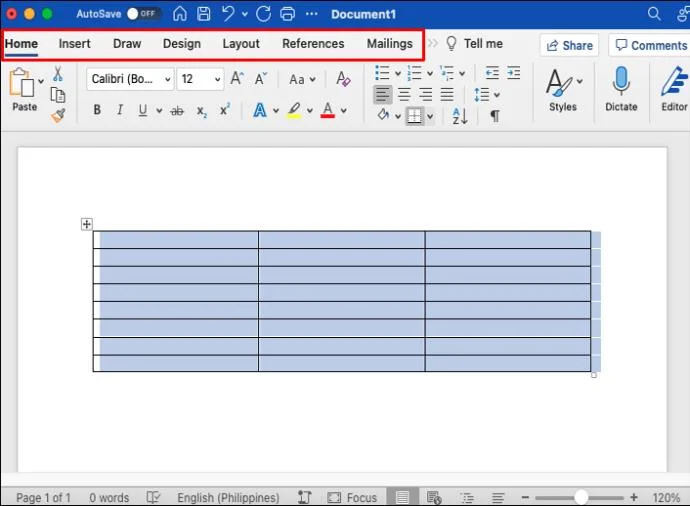 Come creare una tabella invisibile in Word