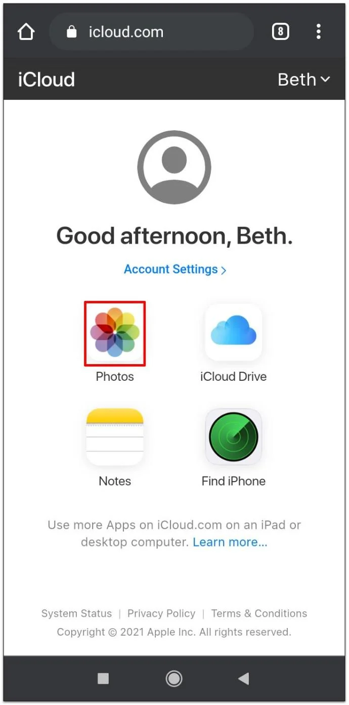 نحوه انتقال Google Photos به ICloud