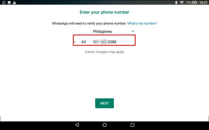 Come usare WhatsApp su un tablet Fire