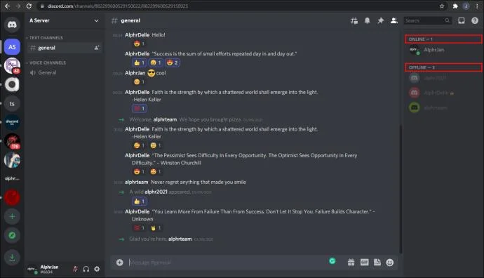 نحوه نمایش تعداد اعضا در Discord