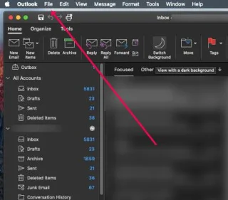 كيفية حفظ رسائل البريد الإلكتروني في Outlook على القرص الصلب الخاص بك