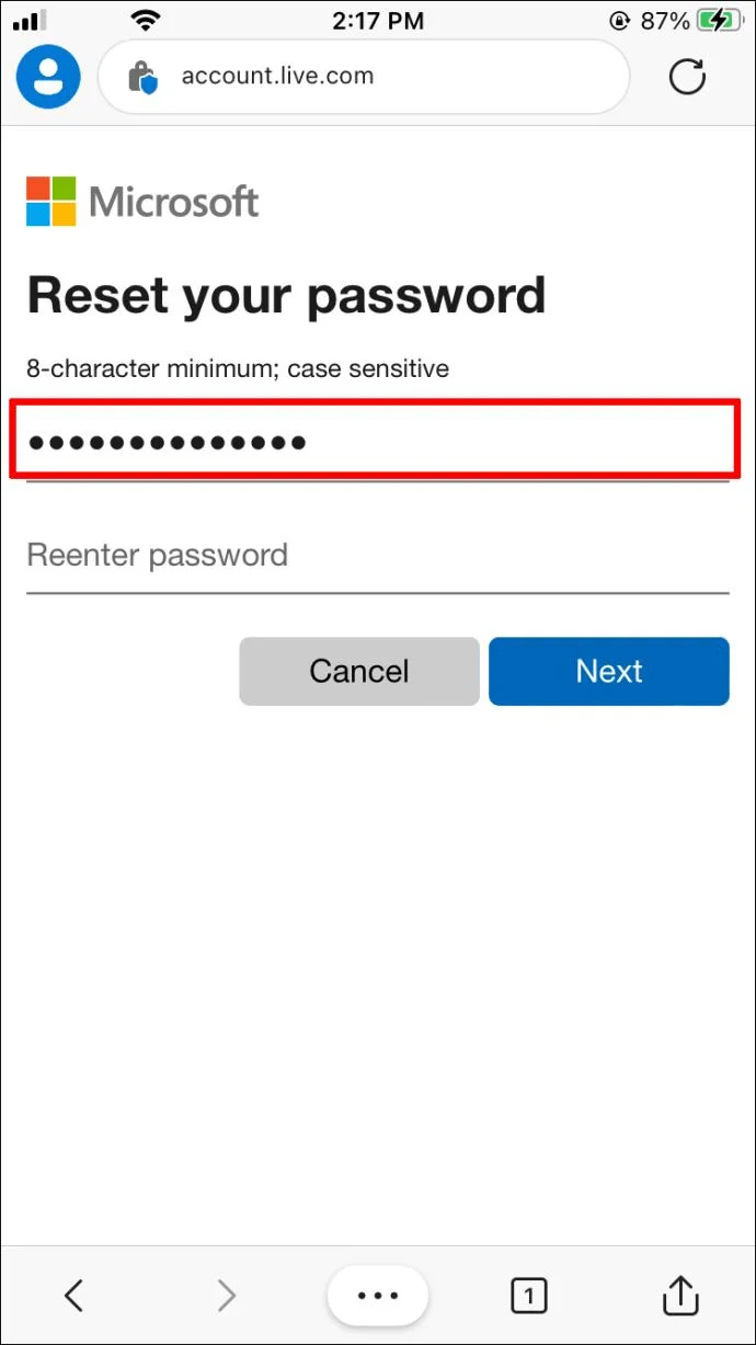 Jak zresetować i zmienić hasło Microsoft