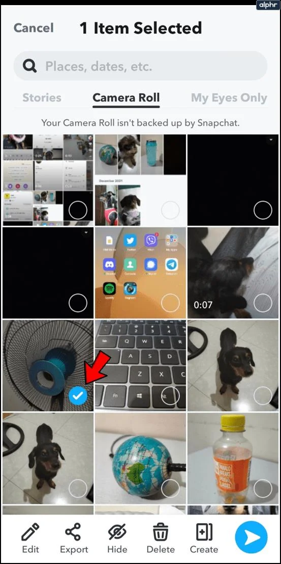 Snapchat: So bearbeiten Sie Fotos und Videos aus Ihrer Kamerarolle