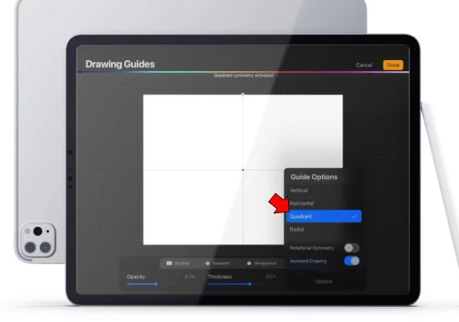 Cara Mencerminkan Objek Dalam Lukisan Dalam Procreate