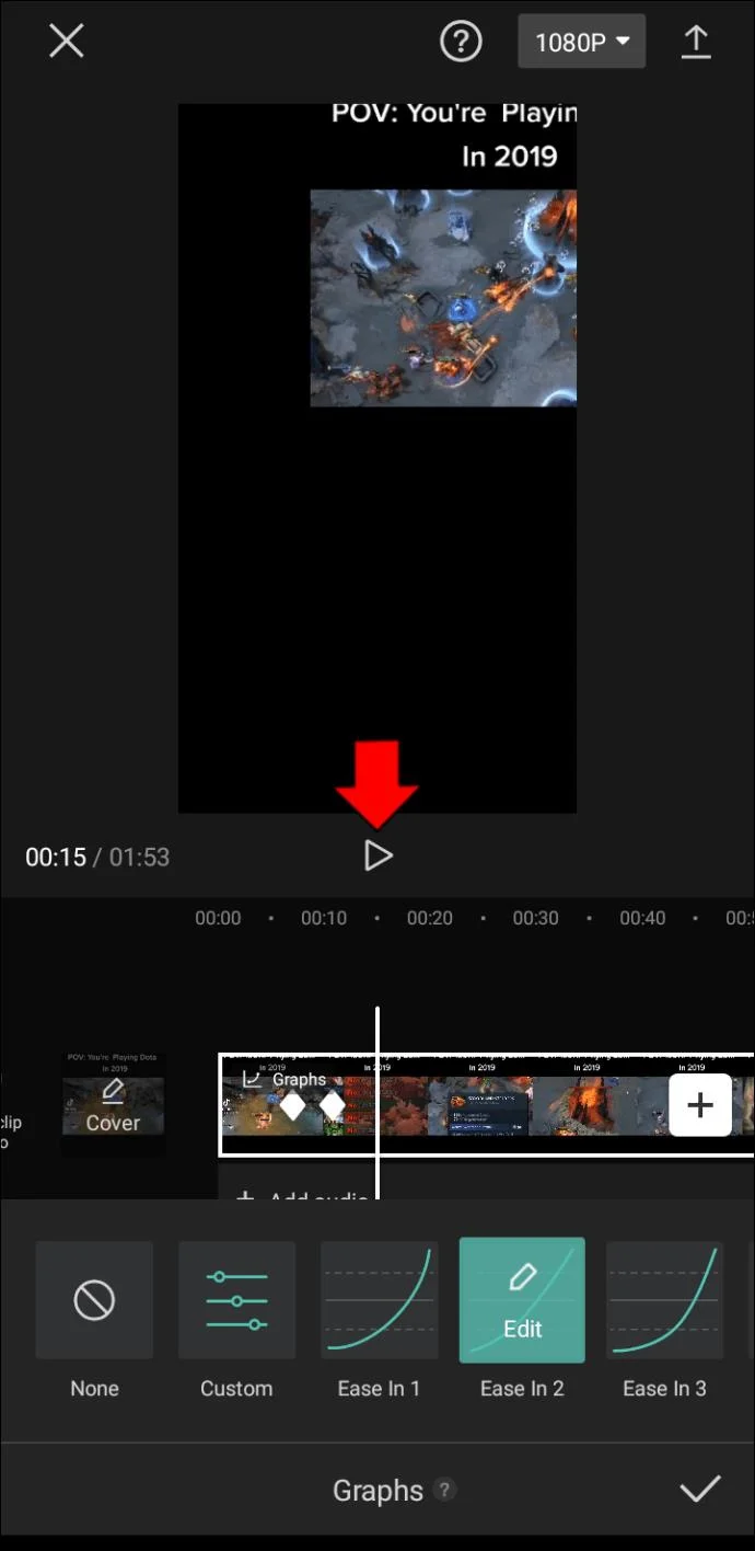 نحوه استفاده از نمودارها در CapCut