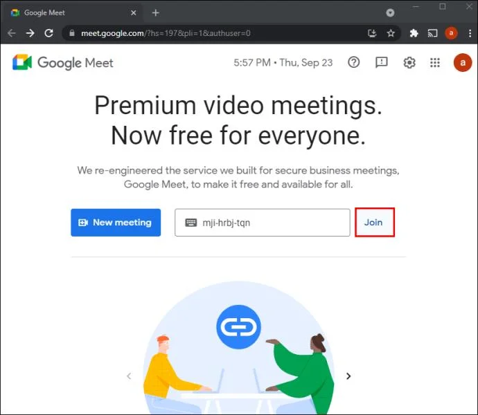 نحوه مشاهده شرکت کنندگان هنگام ارائه در Google Meet