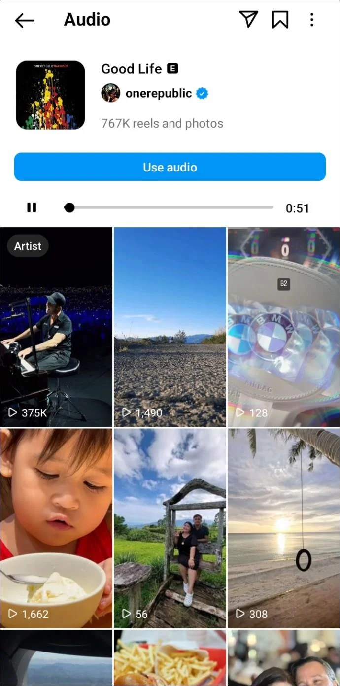 De beste Instagram Reels-nummers