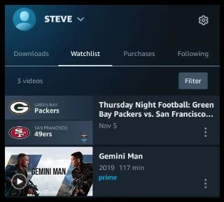 Come rimuovere la cronologia e la watchlist da Amazon Prime Video