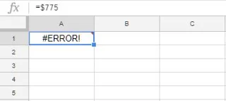 Erreur d'analyse de formule Google Sheets - Comment réparer