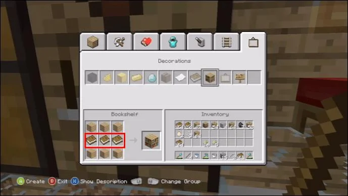 چگونه در Minecraft یک قفسه کتاب بسازیم
