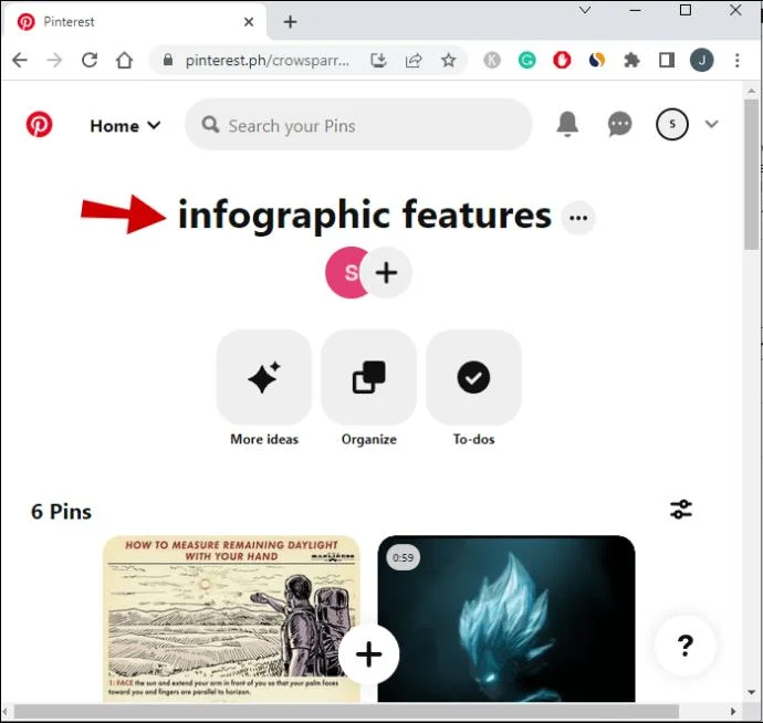 نحوه حذف یک تابلو در پینترست