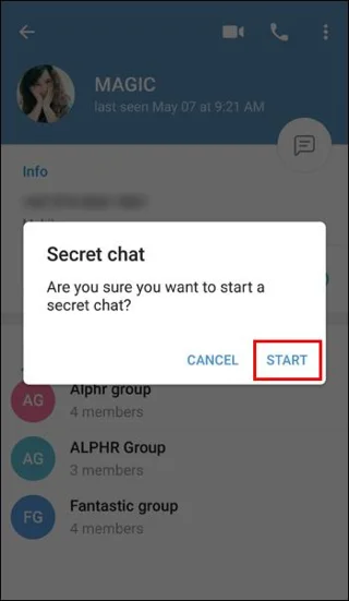 نحوه ارسال عکس منقضی شده در تلگرام