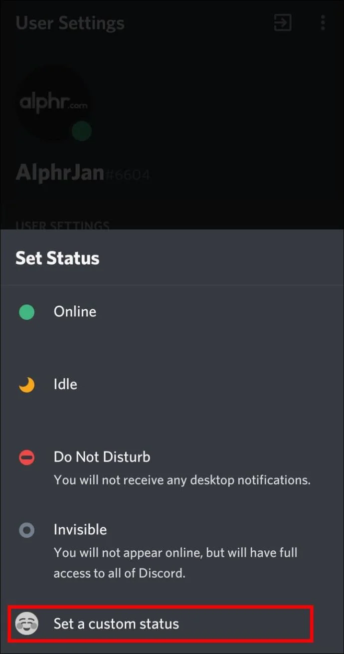 چگونه وضعیت خود را در Discord تغییر دهید