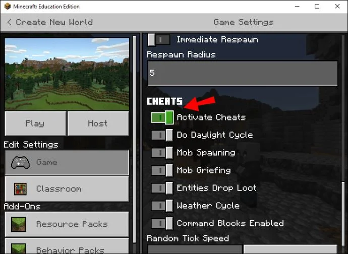 نحوه فعال کردن چیت ها در Minecraft