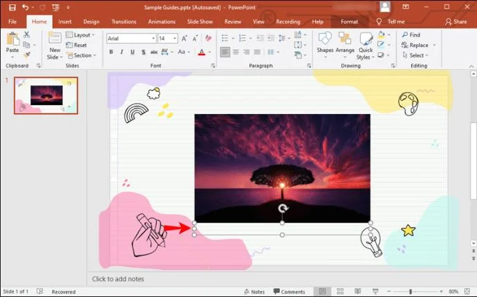 Jak zacytować obraz w programie PowerPoint
