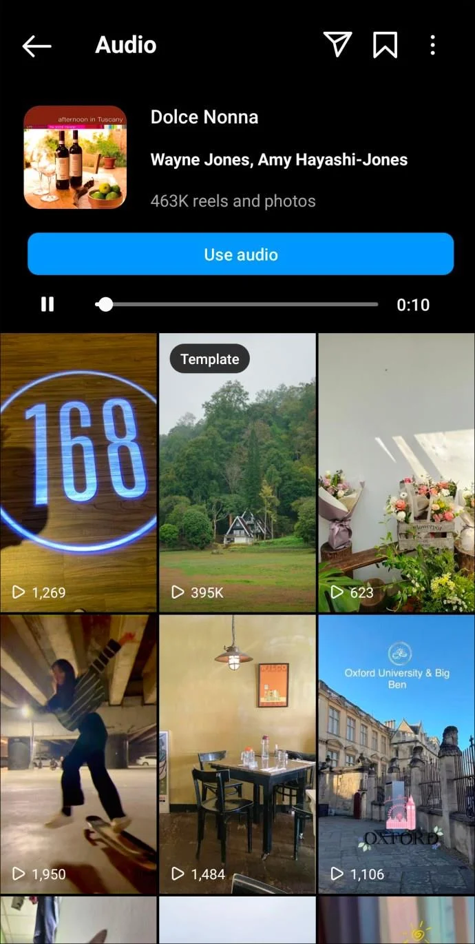 De beste Instagram Reels-nummers