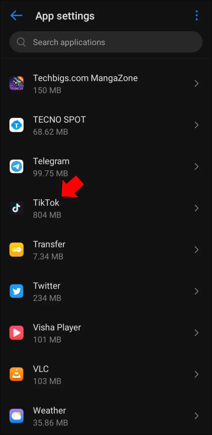 نحوه رفع مشکل TikTok