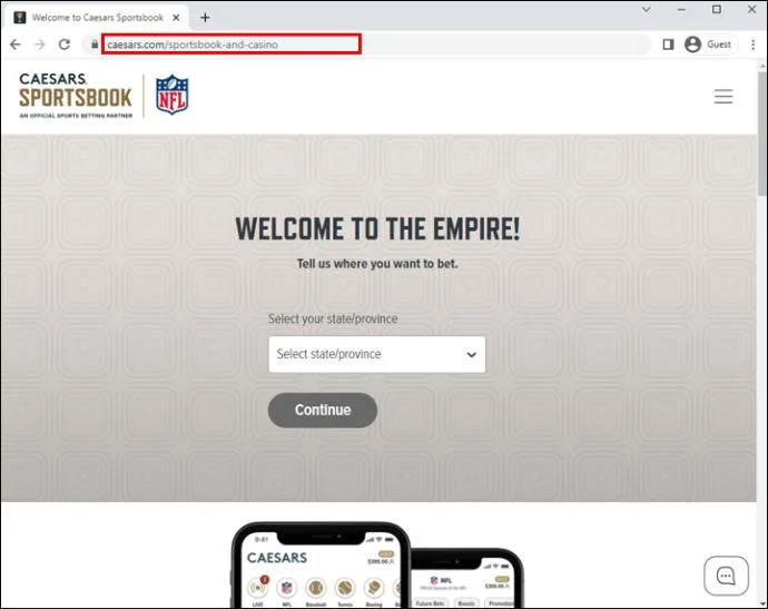نحوه استفاده از VPN با کتاب ورزشی Caesars