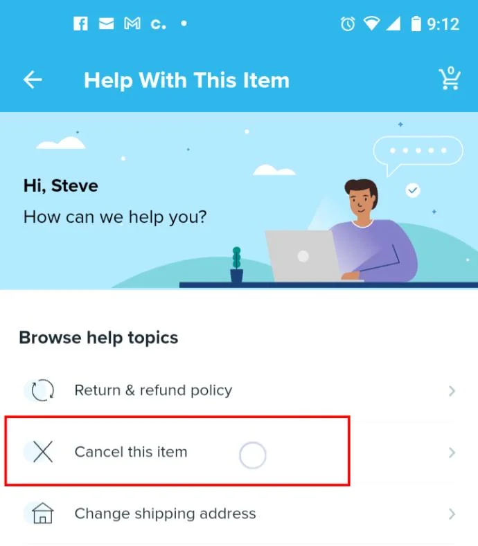 Cara Membatalkan Pesanan Di Aplikasi Wish
