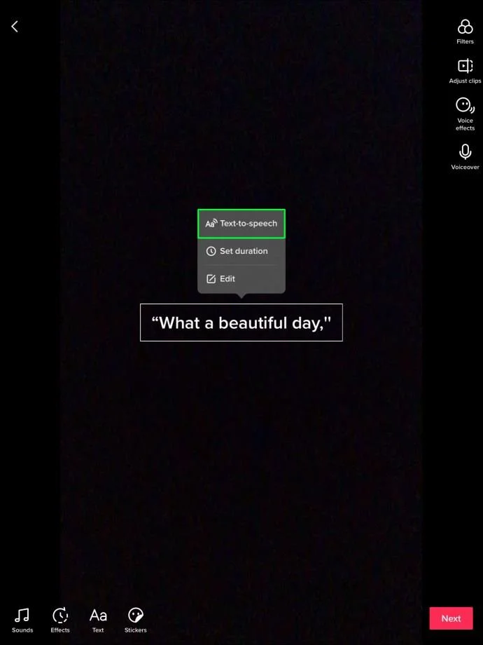 نحوه استفاده از متن به گفتار در TikTok