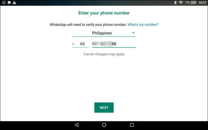 Come usare WhatsApp su un tablet Fire