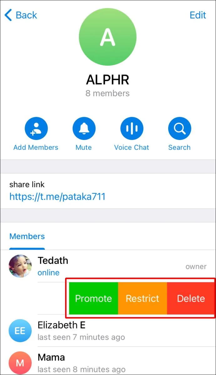 نحوه حذف گروه ها در تلگرام
