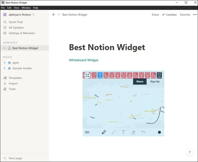 De 20 beste notie-widgets