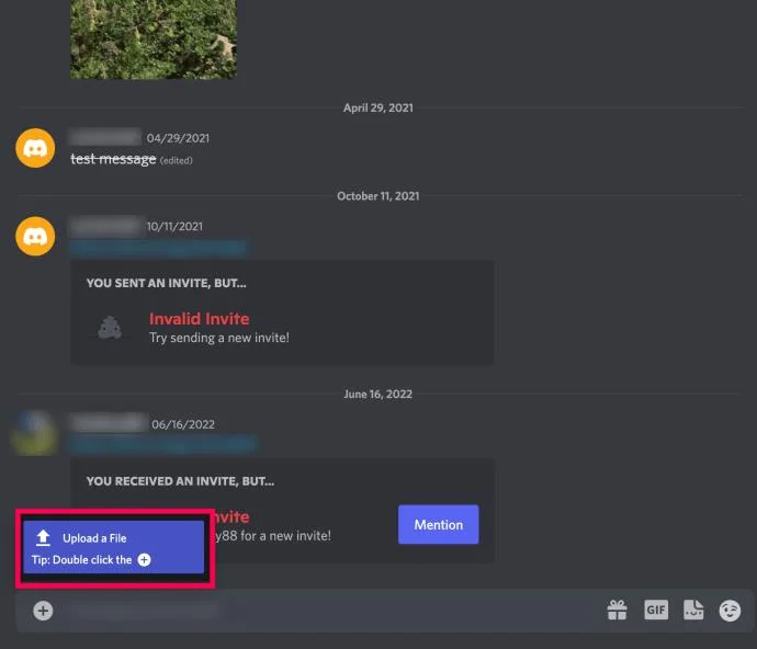نحوه ارسال فایل در Discord