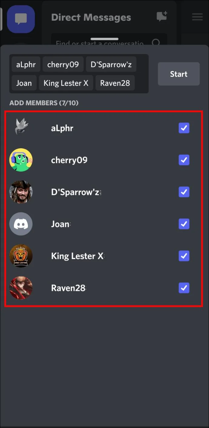 نحوه ایجاد یک گروه در Discord در رایانه دستگاه تلفن همراه
