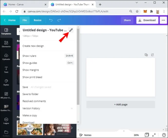 نحوه استفاده از Canva برای ایجاد یک تصویر کوچک YouTube نحوه استفاده از Canva برای ایجاد یک تصویر کوچک YouTube