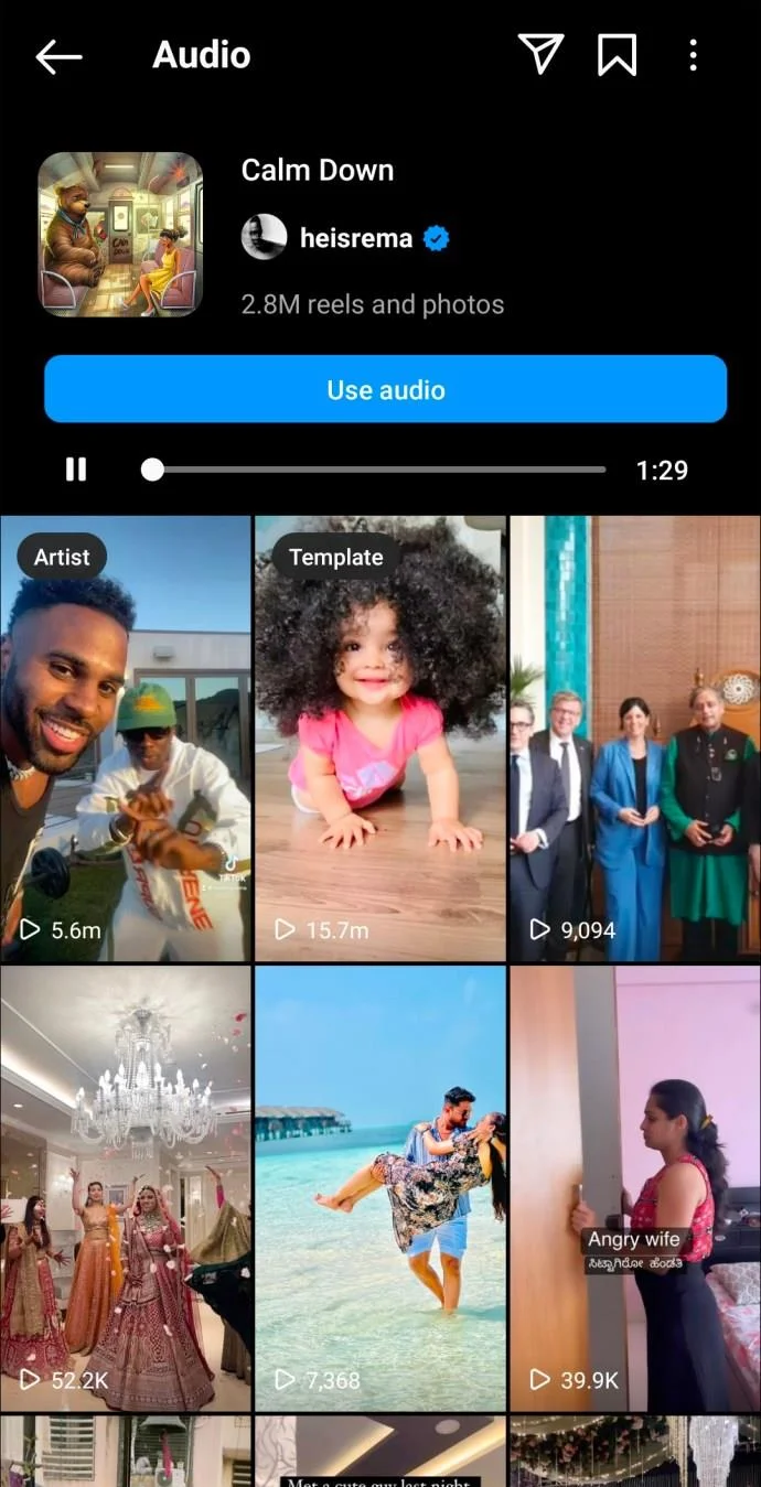 De beste Instagram Reels-nummers