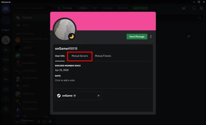 چگونه سرورهای متقابل را در Discord پنهان کنیم